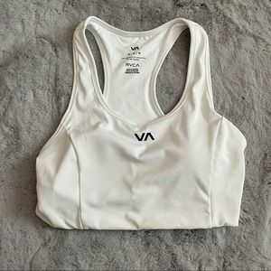 RVCA White Sports Bra